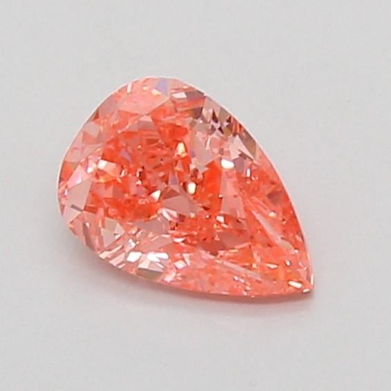 0.74 Ct. Fancy Vivid Pink Pear Lab Grown Diamond