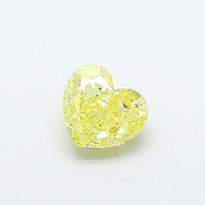 1.07 Ct. Fancy Intense  Yellow Heart Lab Grown Diamond