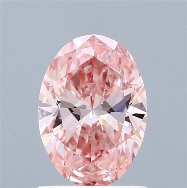 1.05 Ct. Fancy Vivid Pink Oval Lab Grown Diamond