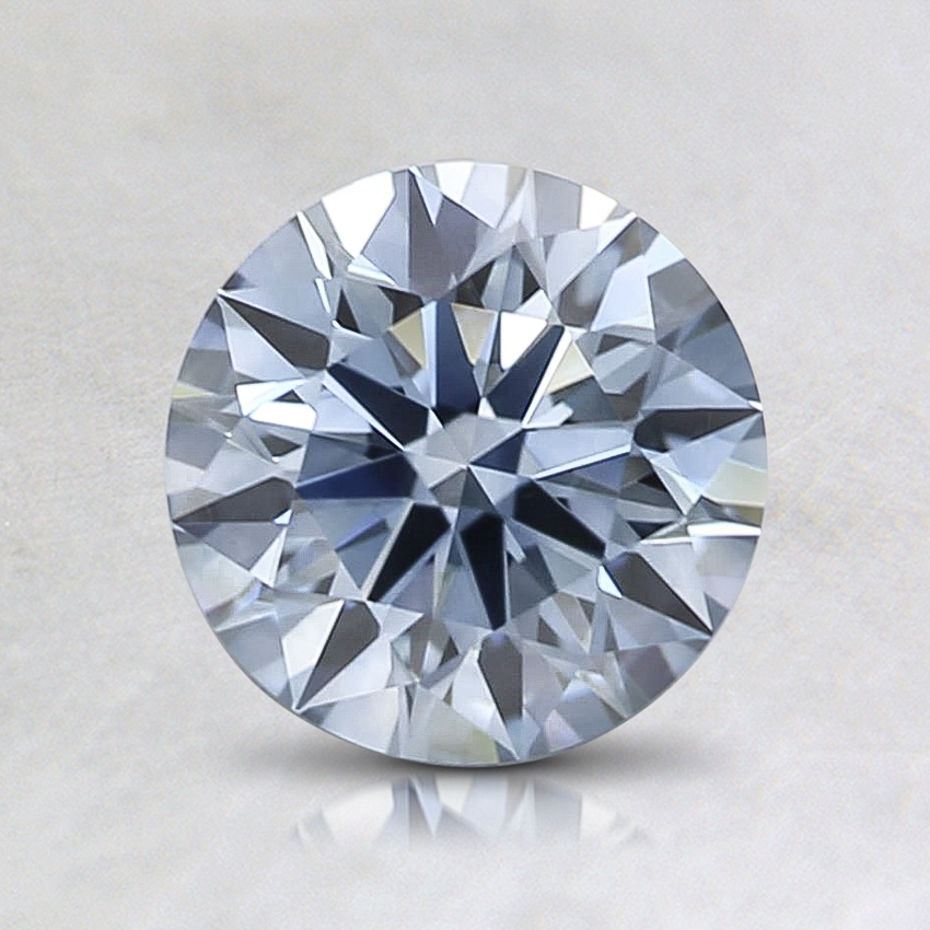 1.05 ct. Lab Grown Fancy Intense Blue Round Diamond