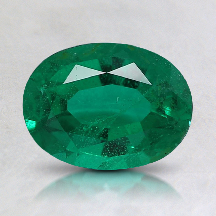 8.1x6.1mm Oval Emerald