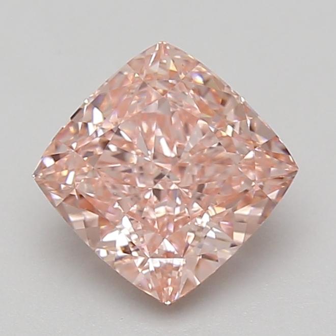 2.24 Ct. Fancy Vivid Pink Cushion Lab Grown Diamond