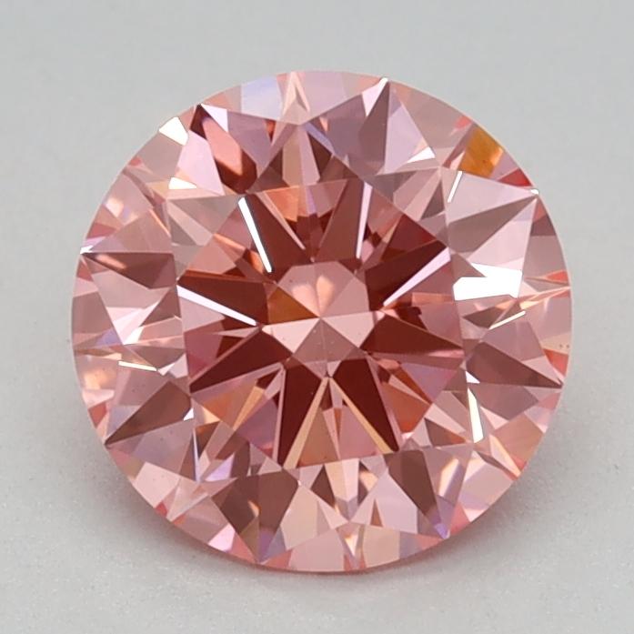 1.02 Ct. Fancy Vivid Pink Round Lab Grown Diamond
