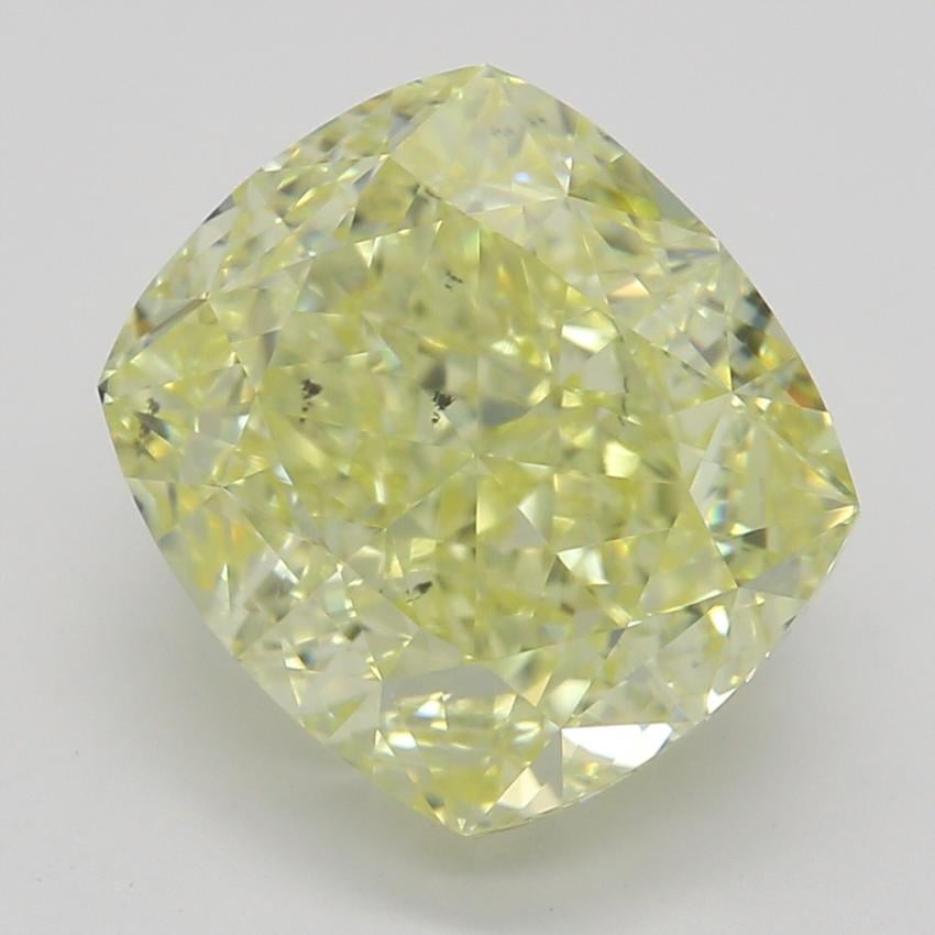 3.06 Ct. Fancy Yellow Cushion Diamond