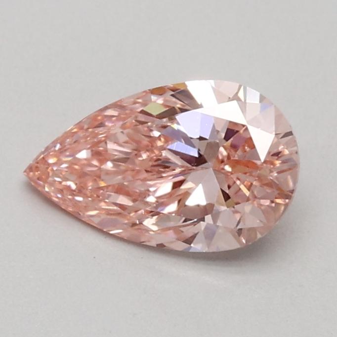 0.47 Ct. Fancy Intense Pink Pear Lab Grown Diamond