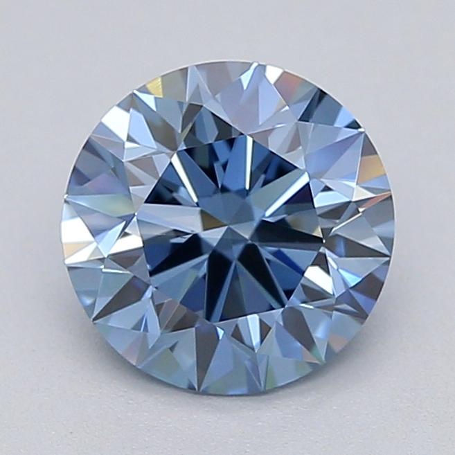 1.06 Ct. Fancy Vivid  Blue Round Lab Grown Diamond
