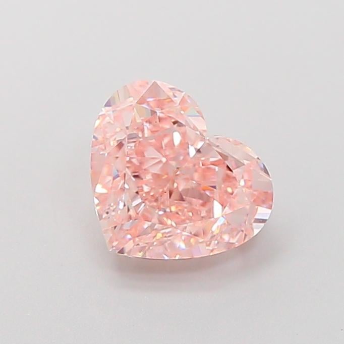 2.00 Ct. Fancy Intense  Pink Heart Lab Grown Diamond