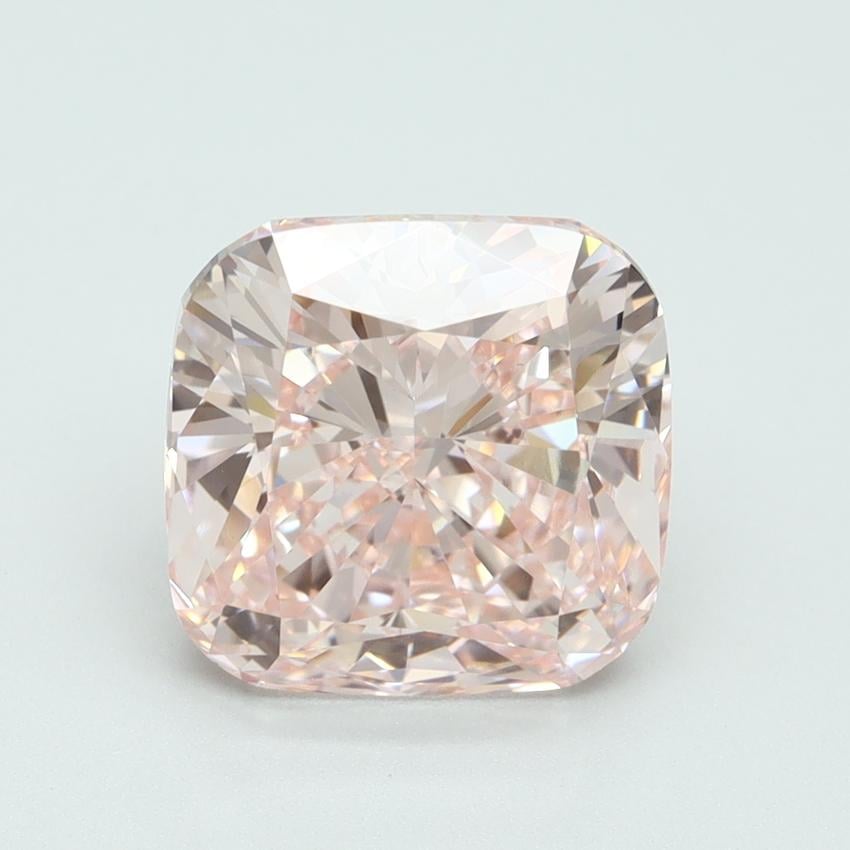 4.02 Ct. Fancy Intense Pink Cushion Lab Grown Diamond