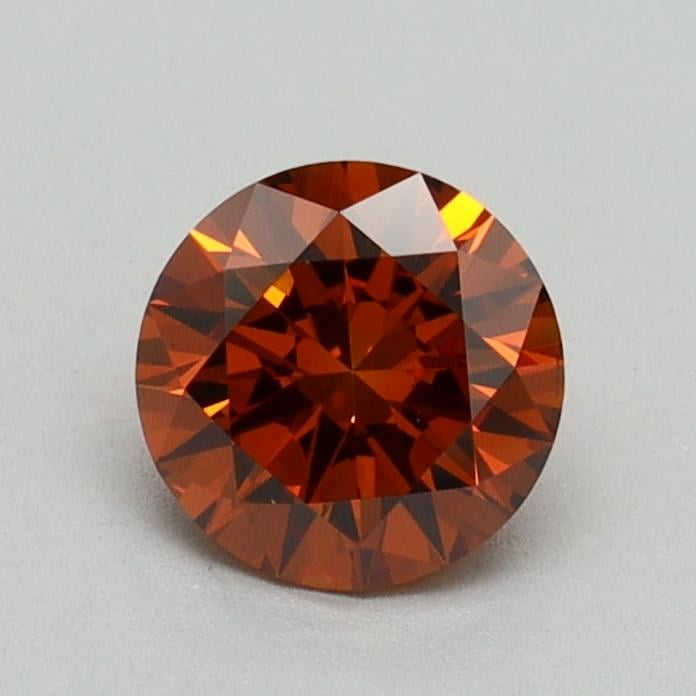 0.70 Ct. Fancy Deep Orange Round Lab Grown Diamond