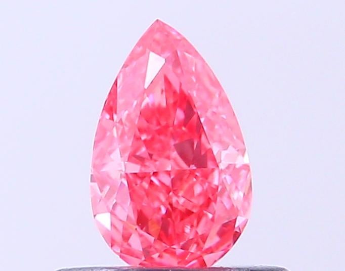 0.36 Ct. Fancy Vivid Pink Pear Lab Grown Diamond