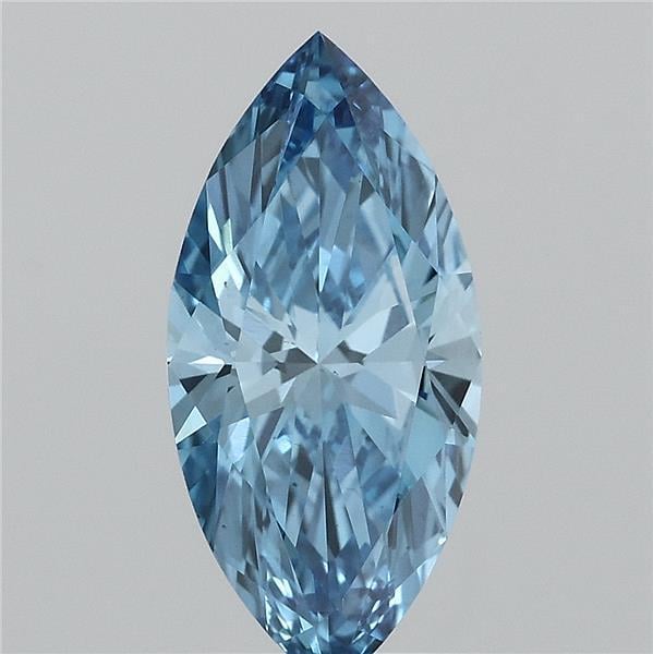 1.01 Ct. Fancy Vivid  Blue Marquise Lab Grown Diamond