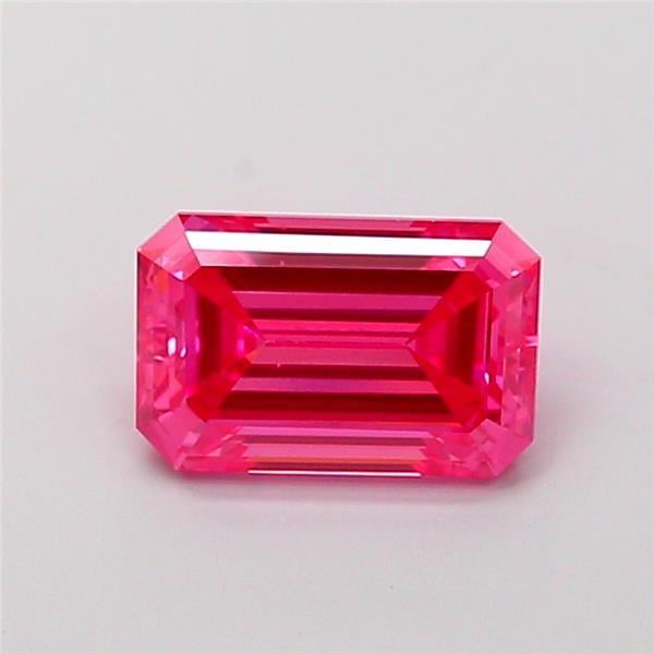 1.24 Ct. Fancy Vivid  Pink Emerald Lab Grown Diamond