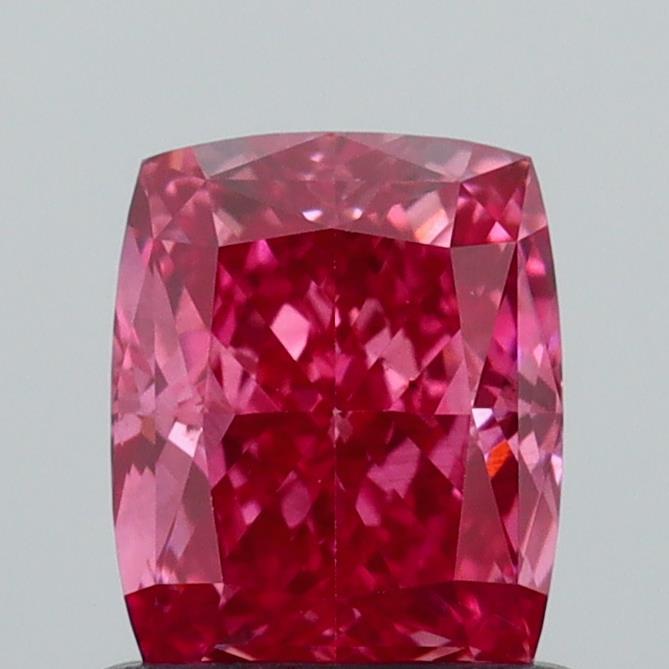 1.01 Ct. Fancy Vivid  Pink Cushion Lab Grown Diamond