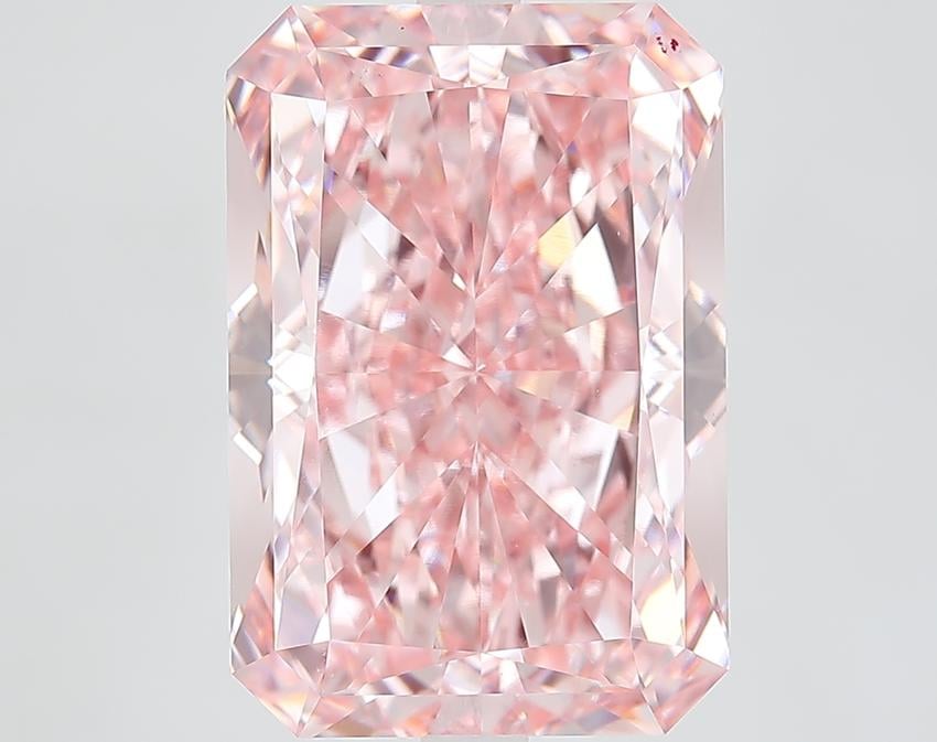 10.03 Ct. Fancy Vivid Pink Radiant Lab Grown Diamond