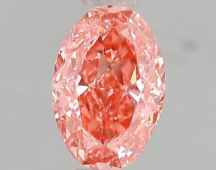 1.03 Ct. Fancy Vivid Pink Oval Lab Grown Diamond