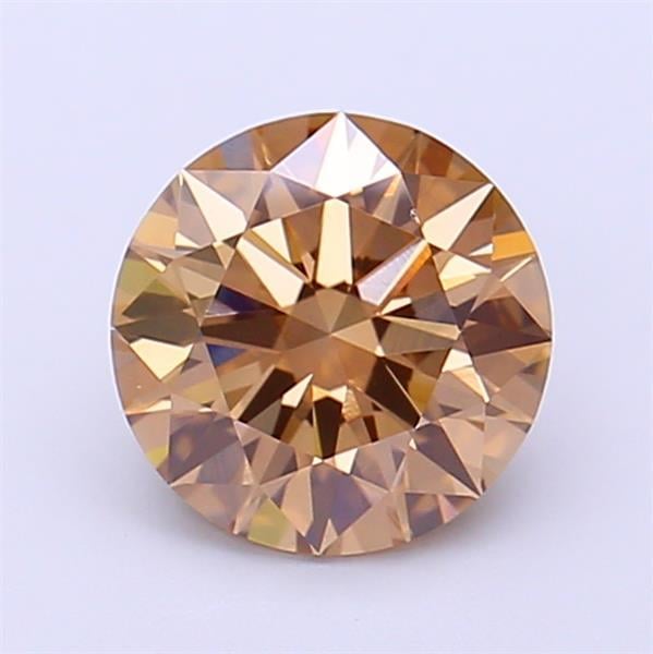 1.51 Ct. Fancy Brown Round Lab Grown Diamond