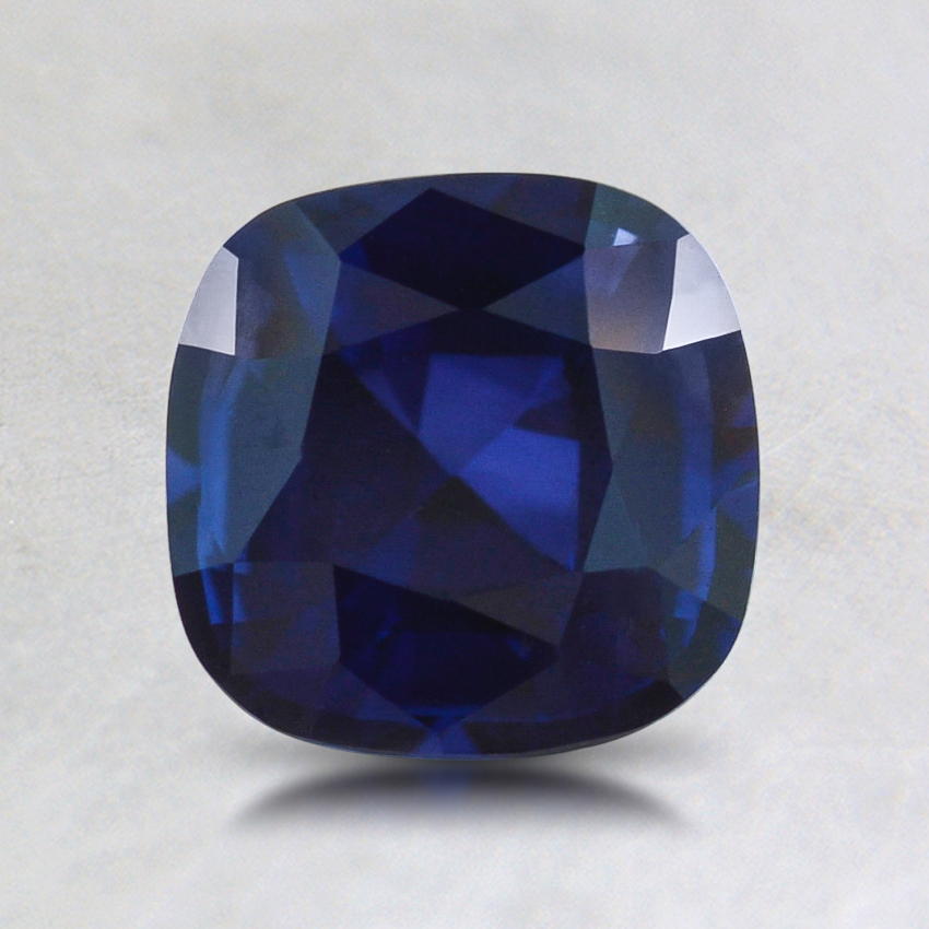 6.5mm Super Premium Blue Cushion Sapphire