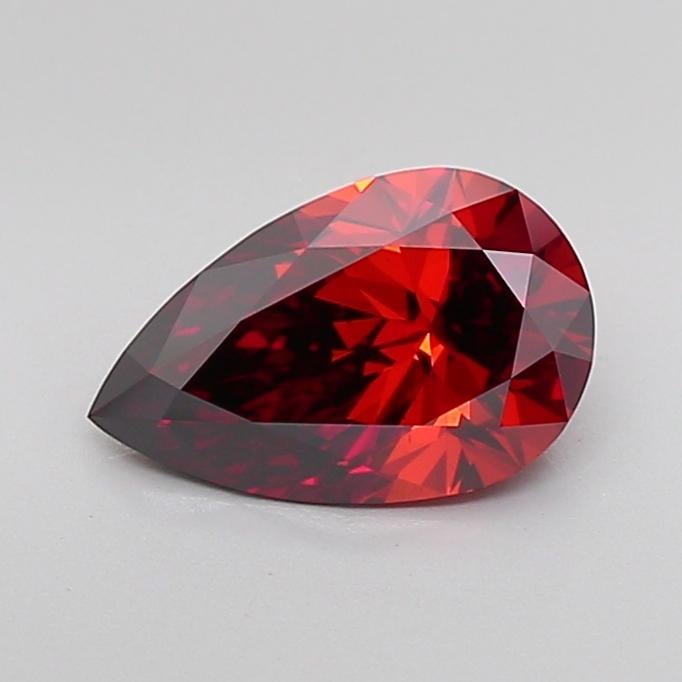 2.00 Ct. Fancy Deep Orange Pear Lab Grown Diamond