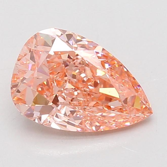 2.03 Ct. Fancy Vivid Pink Pear Lab Grown Diamond