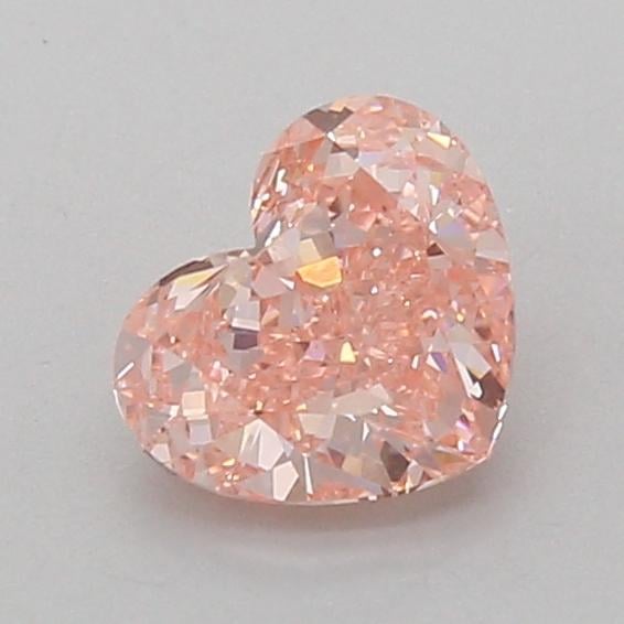 1.09 Ct. Fancy Vivid Pink Heart Lab Grown Diamond