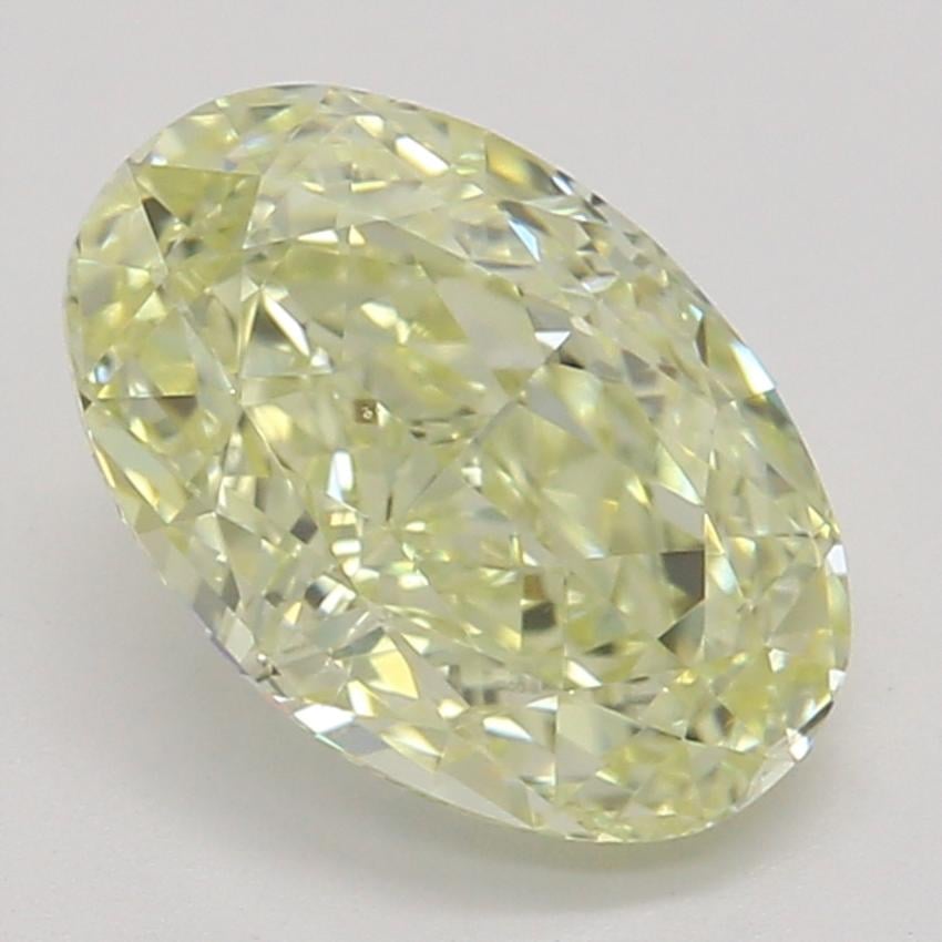 1.01 Ct. Fancy Light Yellow Oval Diamond
