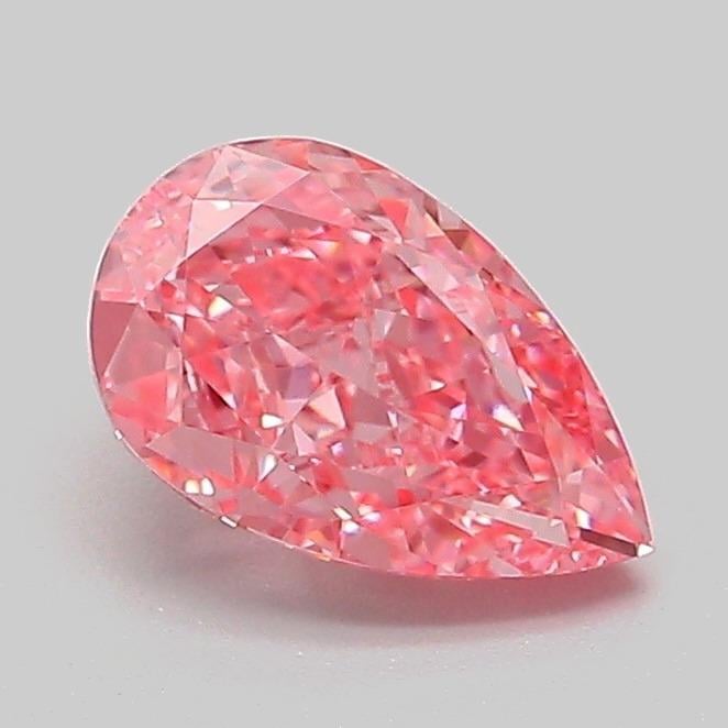 1.03 Ct. Fancy Vivid Pink Pear Lab Grown Diamond