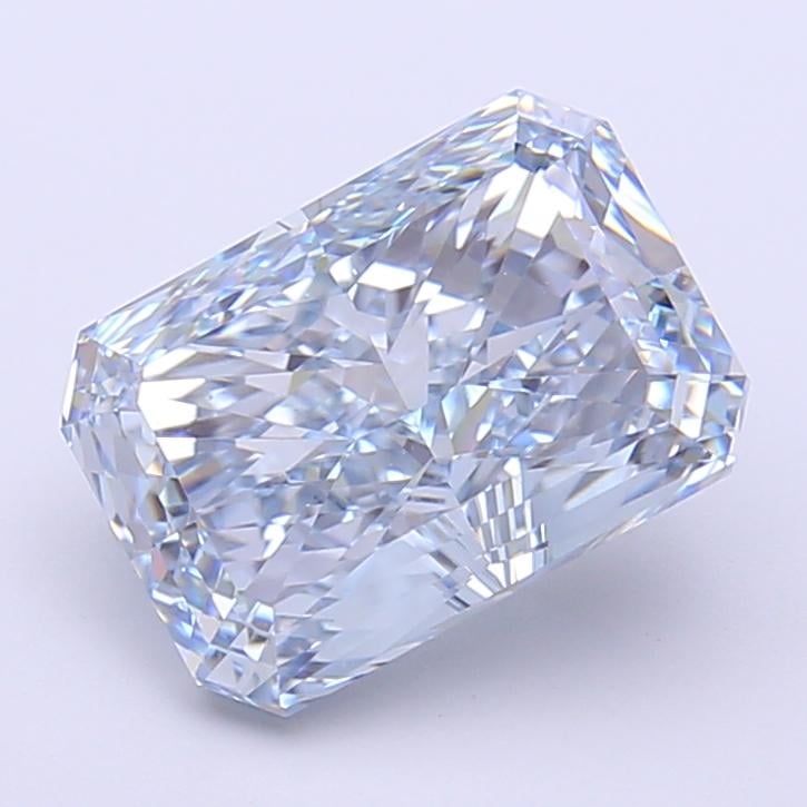 3.25 Ct. Fancy Intense  Blue Radiant Lab Grown Diamond