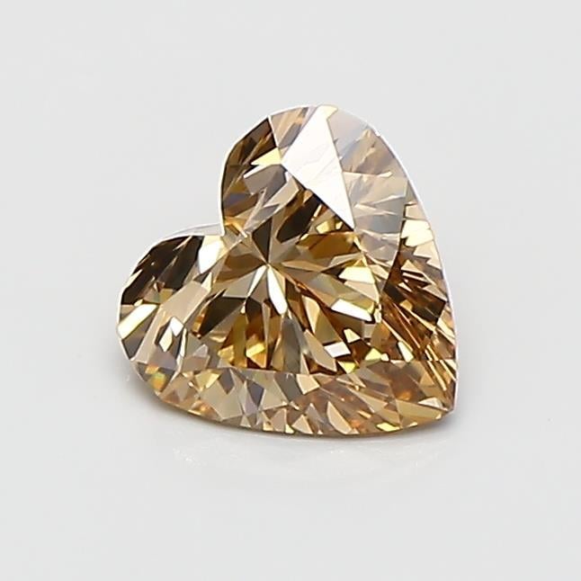 0.61 Ct. Fancy  Brown Heart Lab Grown Diamond