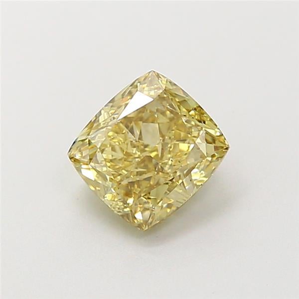 1.01 Ct. Fancy Yellow Cushion Lab Grown Diamond