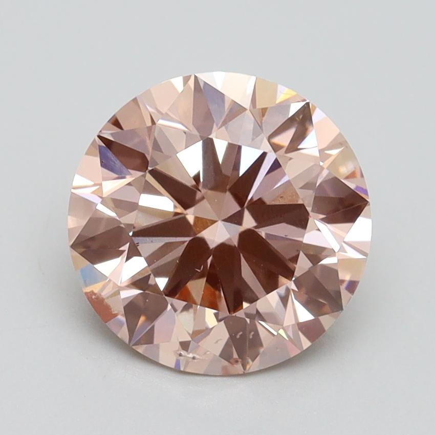 2.31 Ct. Fancy Intense Pink Round Lab Grown Diamond
