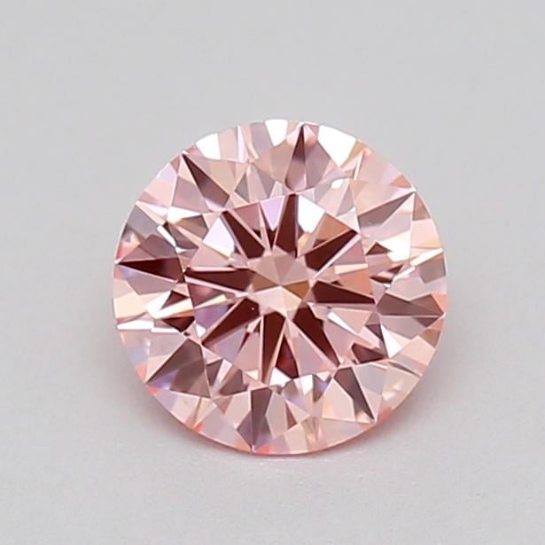 0.31 Ct. Fancy Intense Pink Round Lab Grown Diamond