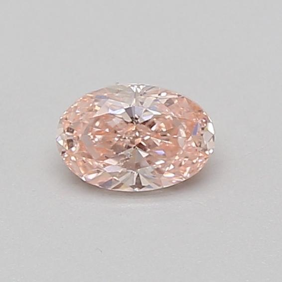 0.41 Ct. Fancy Intense Pink Oval Lab Grown Diamond