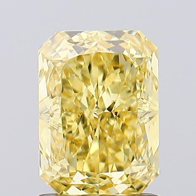 1.34 Ct. Fancy Vivid Yellow Radiant Lab Grown Diamond