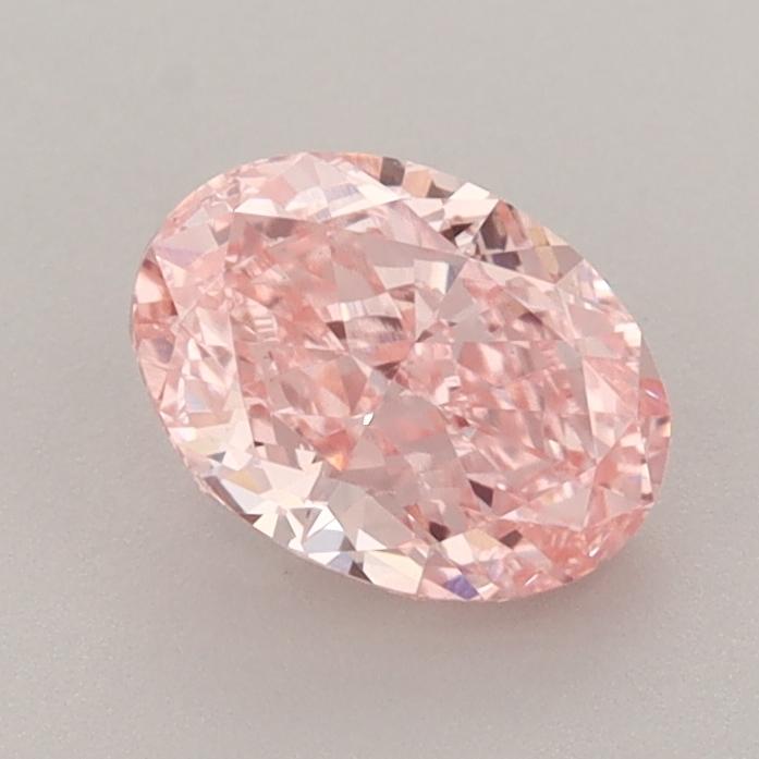 1.14 Ct. Fancy Vivid  Pink Oval Lab Grown Diamond