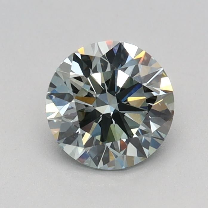 0.59 Ct. Fancy Intense Green Round Lab Grown Diamond