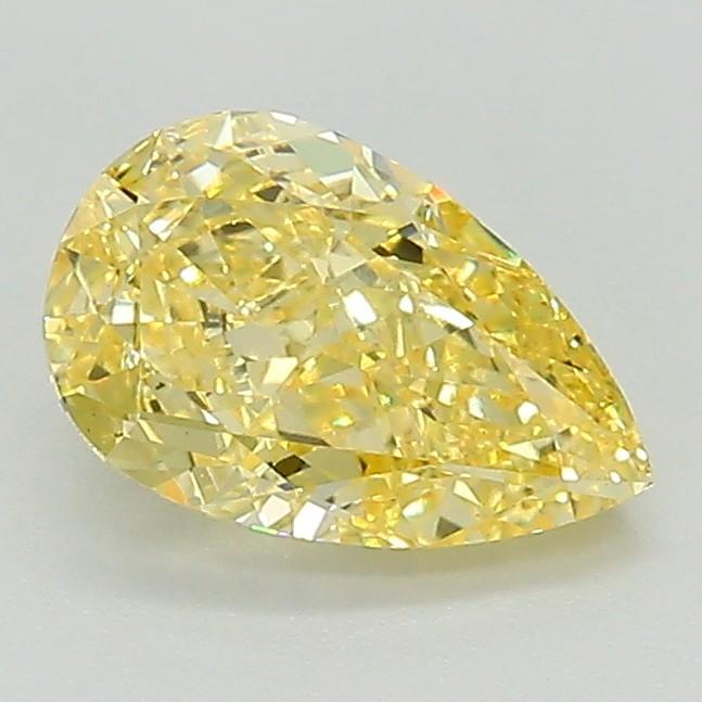 1.14 Ct. Fancy Intense Yellow Pear Lab Grown Diamond
