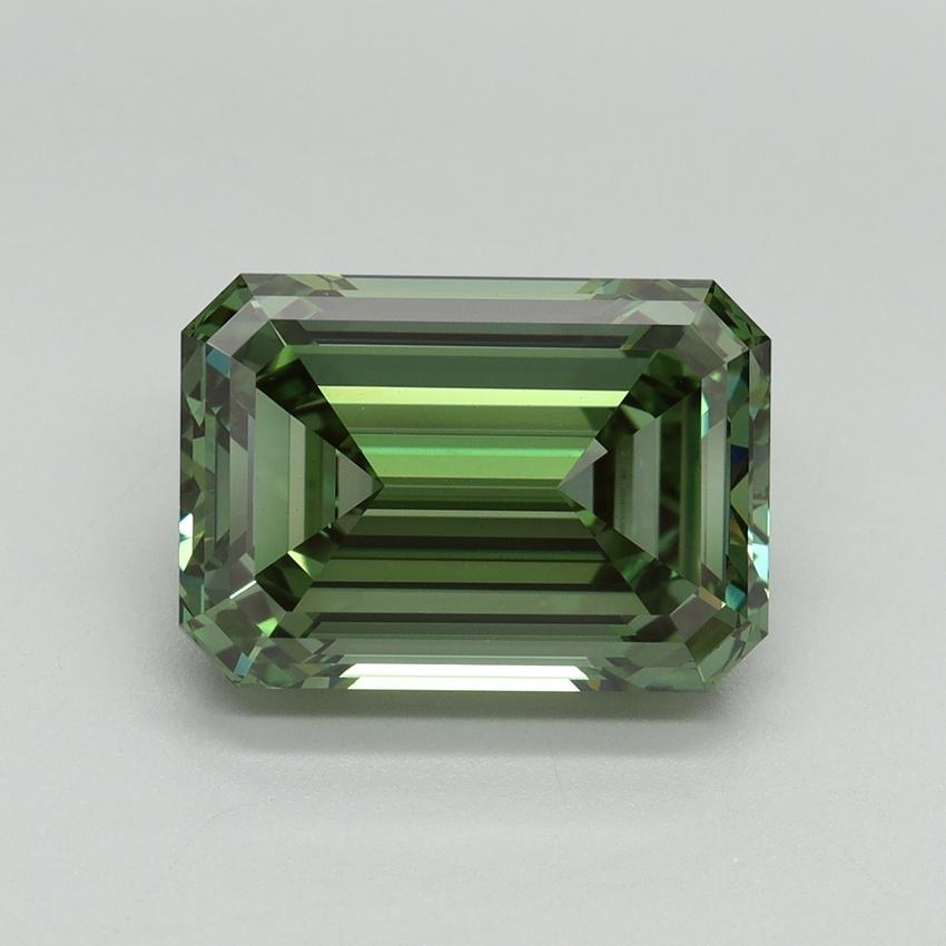 5.09 Ct. Fancy Vivid Green Emerald Lab Grown Diamond