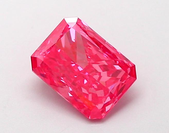 1.19 Ct. Fancy Vivid Pink Radiant Lab Grown Diamond