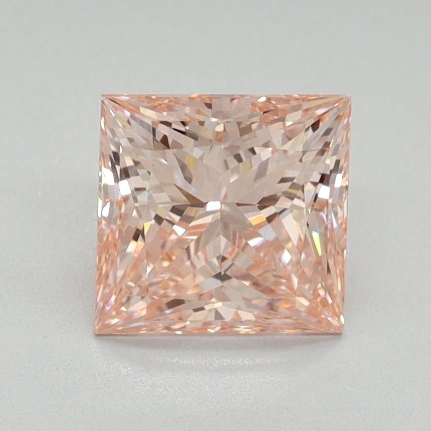 1.53 Ct. Fancy Vivid Pink Princess Lab Grown Diamond