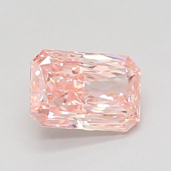 0.77 Ct. Fancy Vivid Pink Radiant Lab Grown Diamond