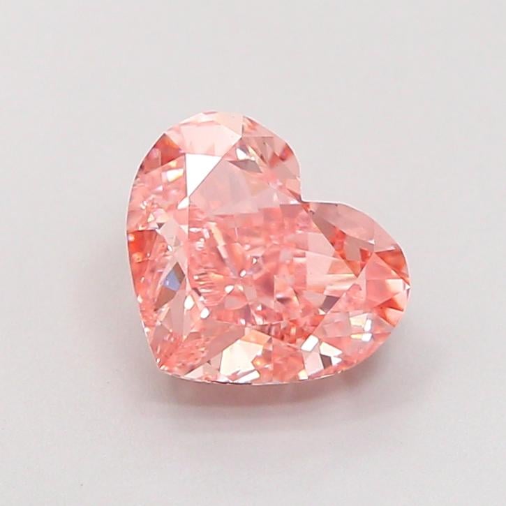 1.90 Ct. Fancy Intense Pink Heart Lab Grown Diamond
