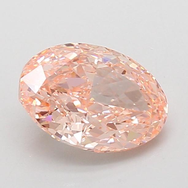 1.52 Ct. Fancy Vivid Pink Oval Lab Grown Diamond
