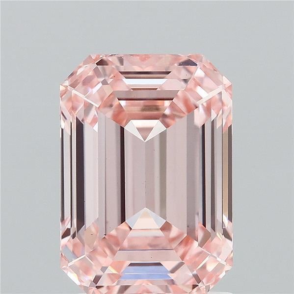 2.40 Ct. Fancy Intense  Pink Emerald Lab Grown Diamond