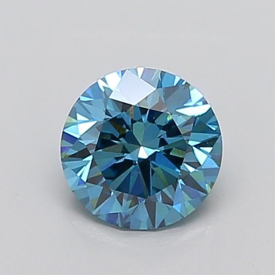 1.40 Ct. Fancy Vivid  Blue Round Lab Grown Diamond