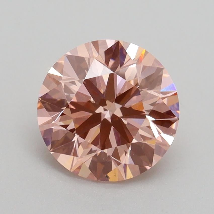 1.75 Ct. Fancy Intense Pink Round Lab Grown Diamond