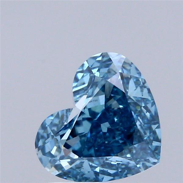 2.04 Ct. Fancy Vivid Blue Heart Lab Grown Diamond