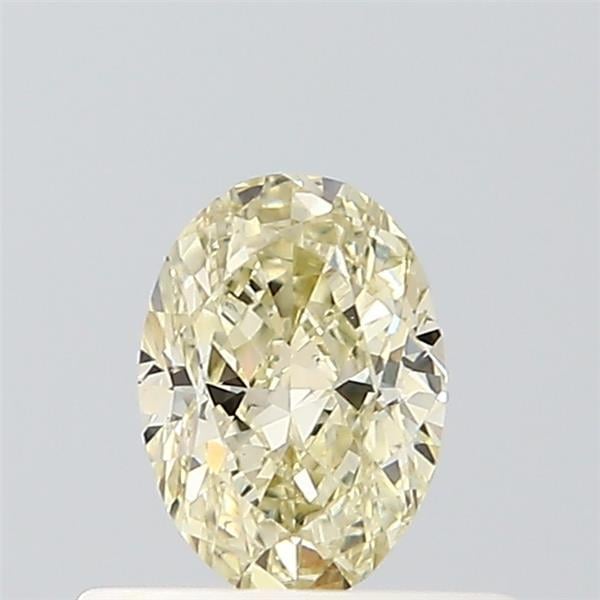 0.52 Ct. Fancy Light  Yellow Oval Lab Grown Diamond