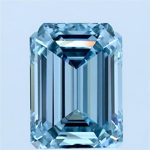 1.82 Ct. Fancy Blue Emerald Lab Grown Diamond