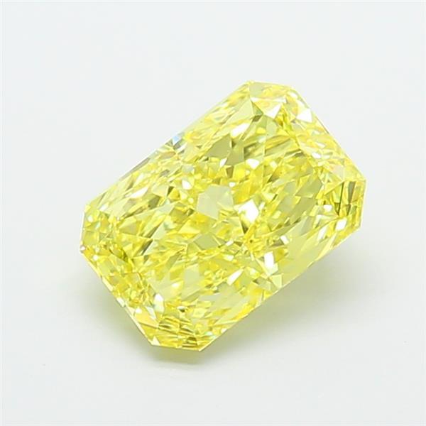 3.06 Ct. Fancy Intense Yellow Radiant Lab Grown Diamond