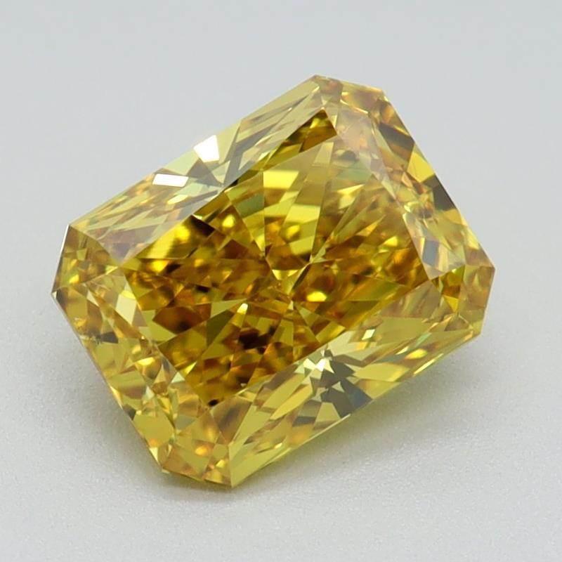 1.00 Ct. Deep Yellow Radiant Diamond
